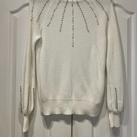 Laura Pearl & Rhinestone Detail Sweater - Picture 11 of 13